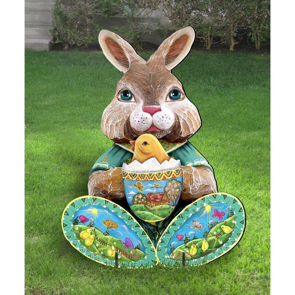 Kd Americana Easter Bunny Wooden Outdoor Decor KD1767623 Zoro
